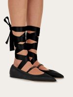 Ferragamo Ballet flat with ankle ribbon - Image 4